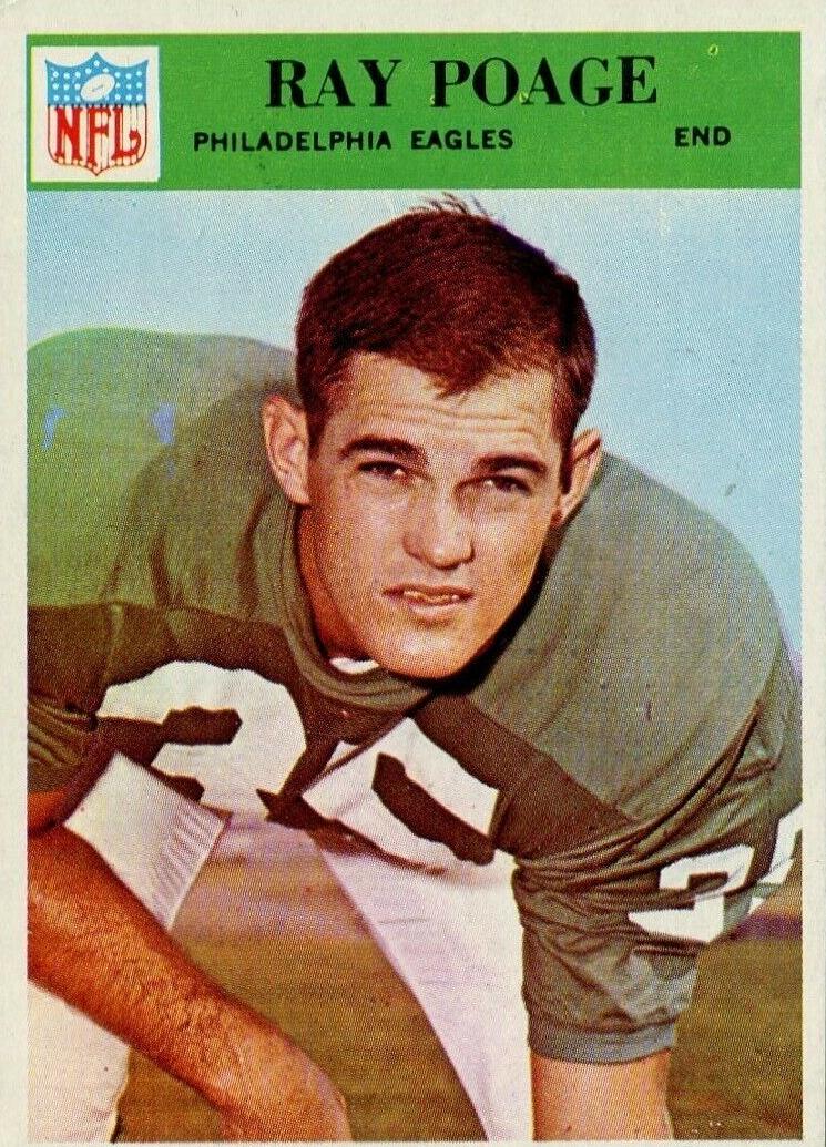 1966 Philadelphia Football Ray Poage #138