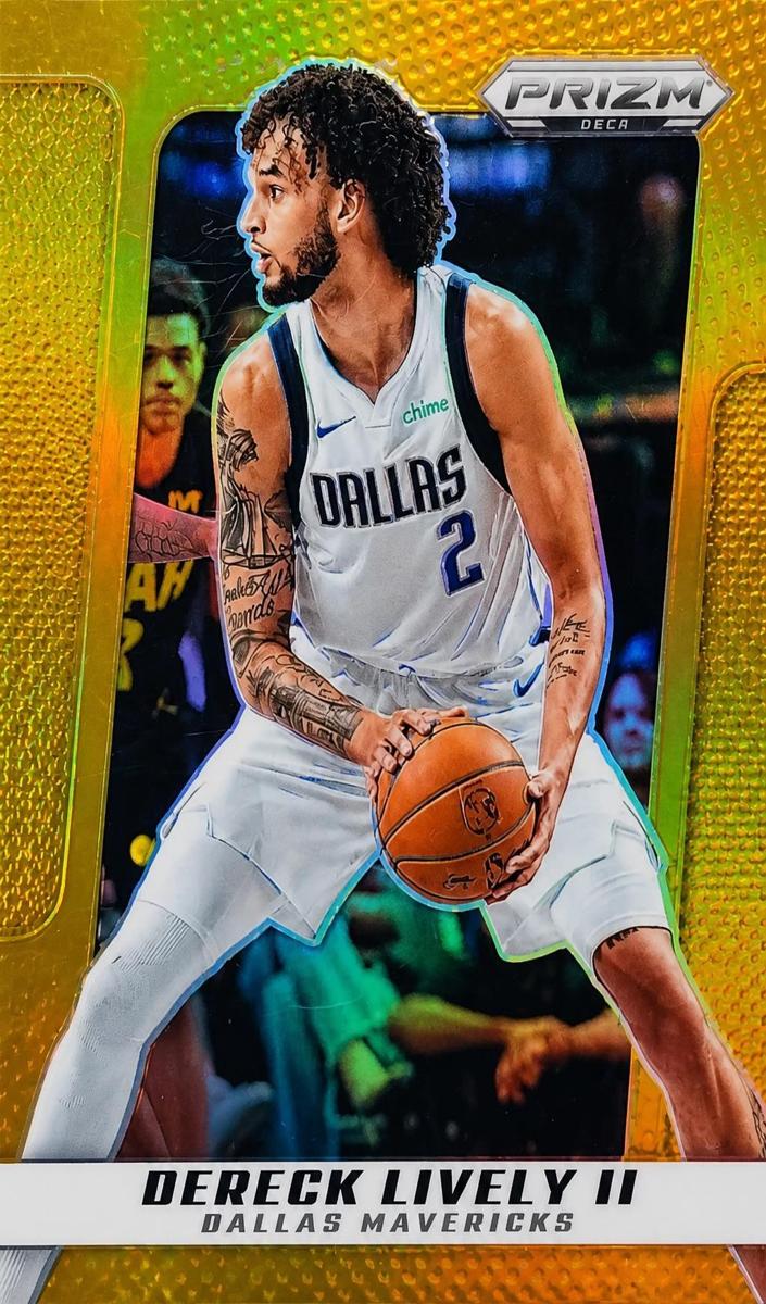 2024 Panini Prizm Deca Basketball Gold Dereck Lively II #4