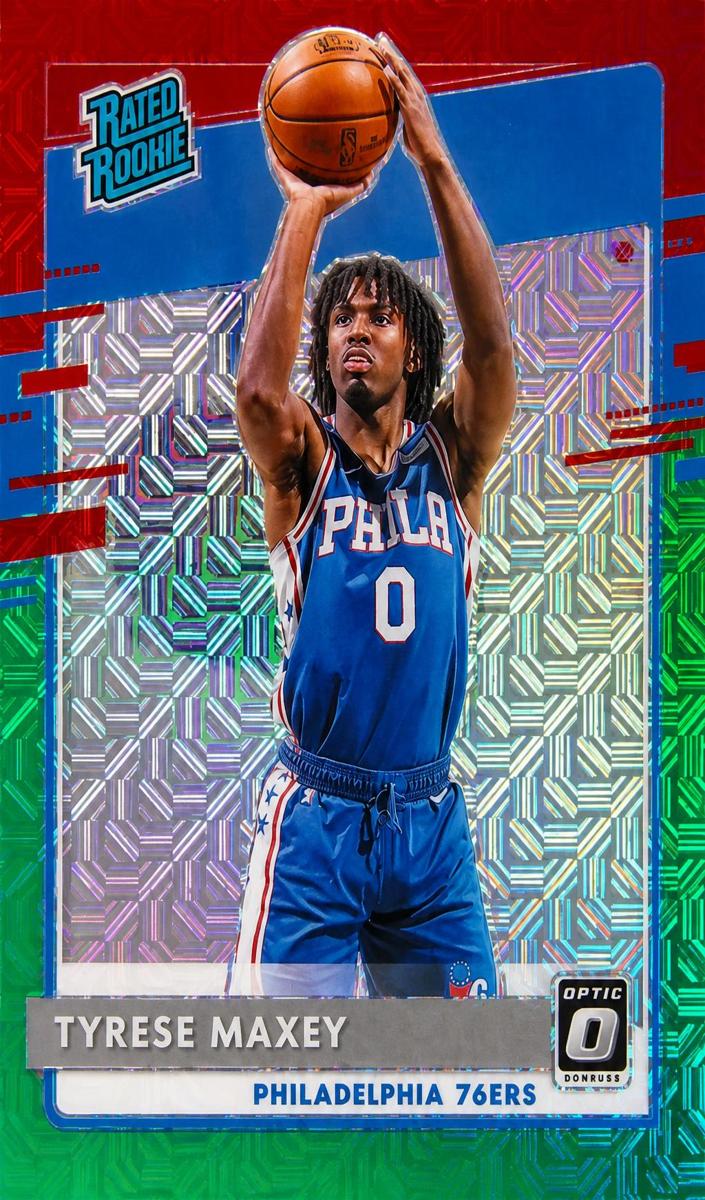 2020 Donruss Optic Basketball Choice Red Tyrese Maxey #171