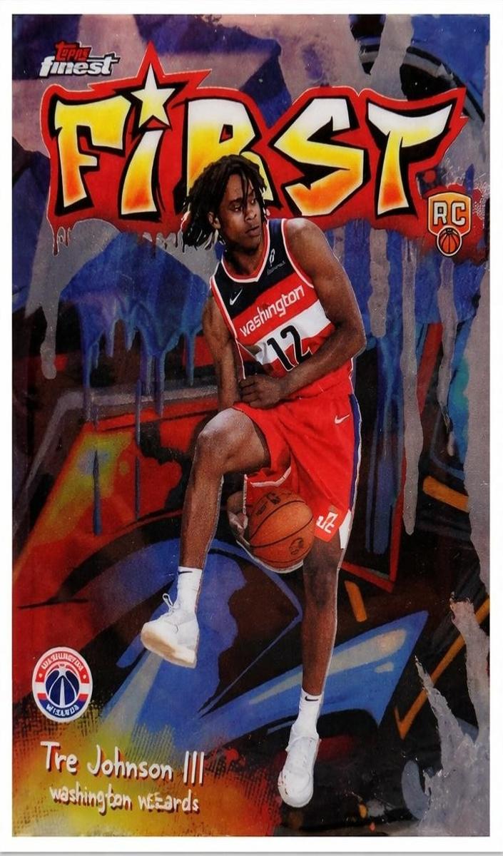 2025 Topps Finest Basketball Tre Johnson III #F-6