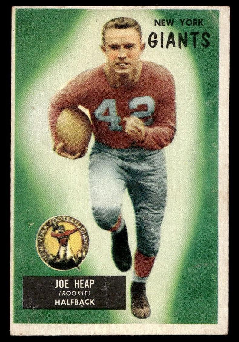 1955 Bowman Football Joe Heap #55