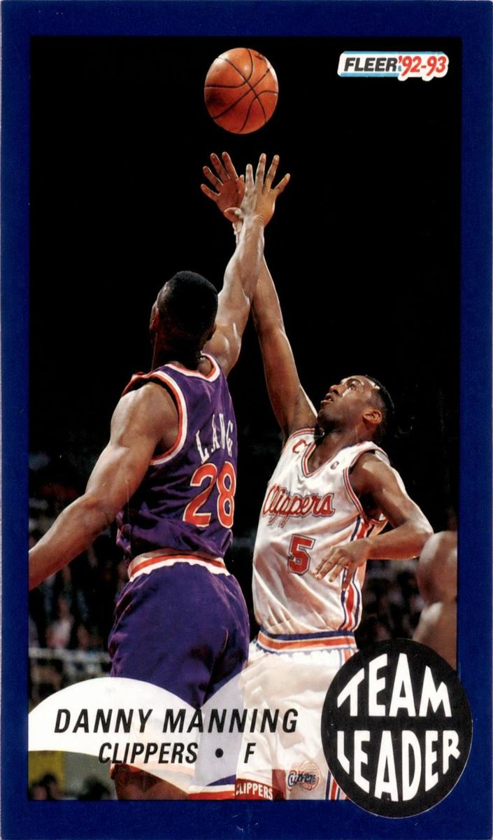 1992 Fleer Basketball Danny Manning #12 PSA 10
