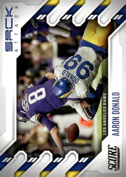 2022 Panini Score Football Aaron Donald #SA-AD