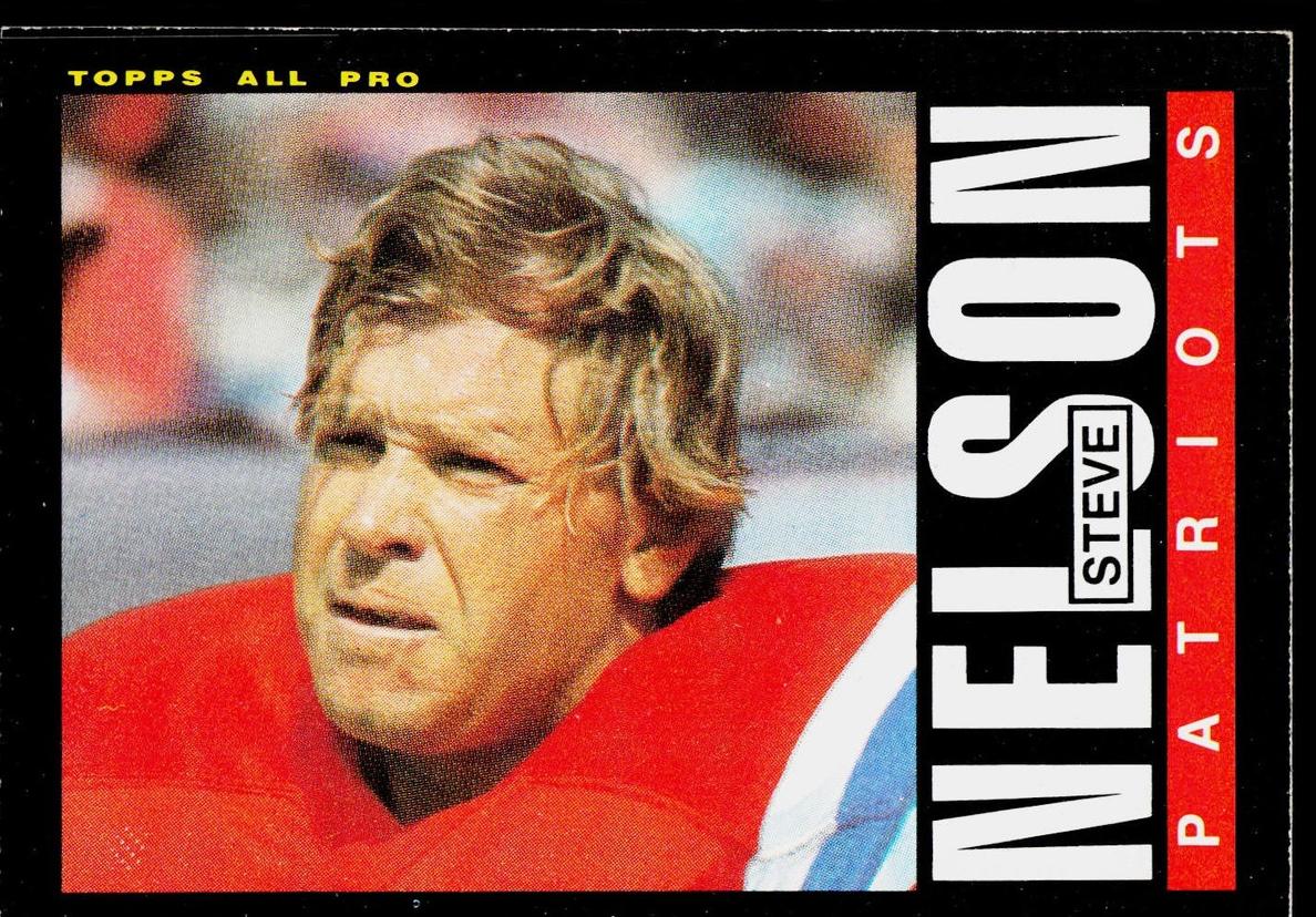 1985 Topps Football Steve Nelson #330