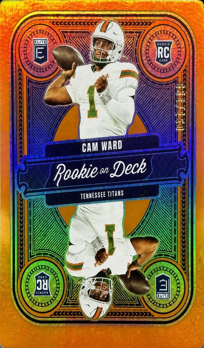 2025 Donruss Elite Football Orange Cam Ward #8 SGC 9.5