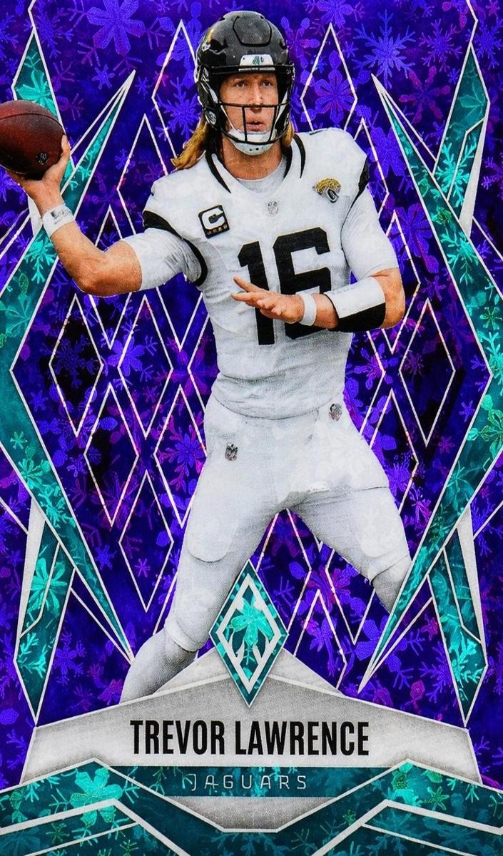 2025 Panini Phoenix Football Purple Winter Trevor Lawrence #15