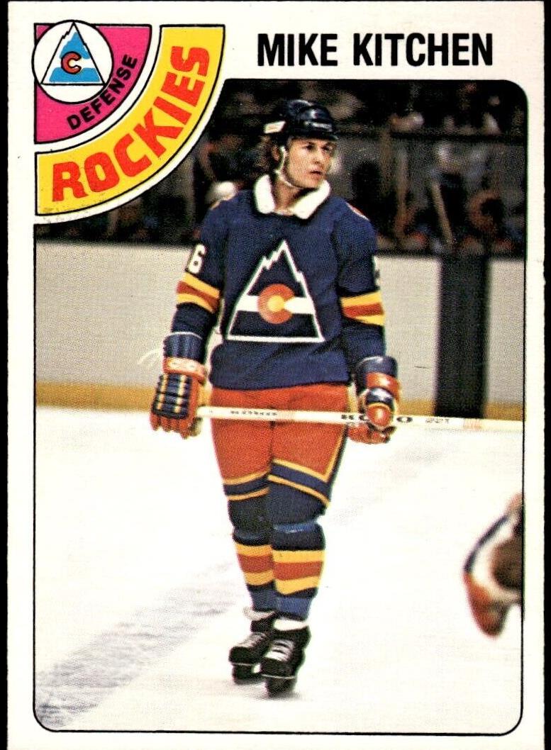 1978 O-Pee-Chee Hockey Mike Kitchen #338 PSA 8