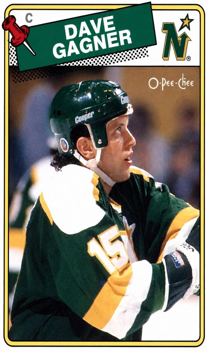 1988 O-Pee-Chee Hockey Dave Gagner #215