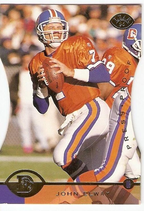 1996 Leaf Football Press Proof John Elway #109