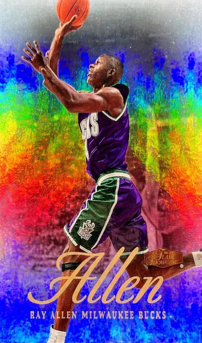1999 Flair Showcase Basketball Ray Allen #38 SGC 9