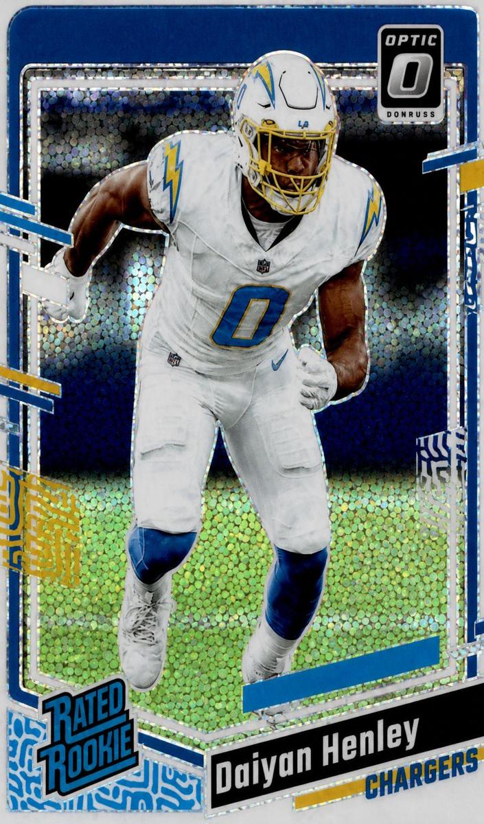 2023 Donruss Optic Football White Sparkle Daiyan Henley #263