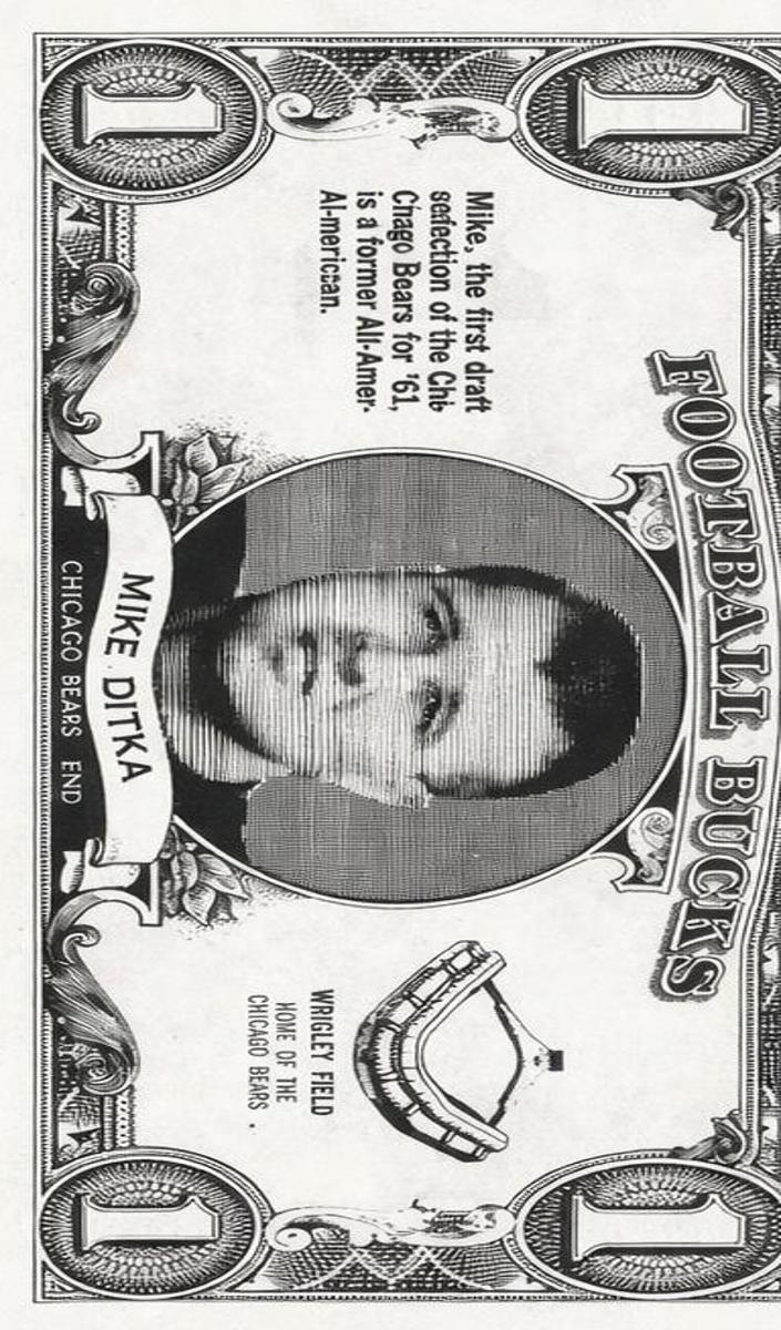 1962 Topps Football Mike Ditka #47