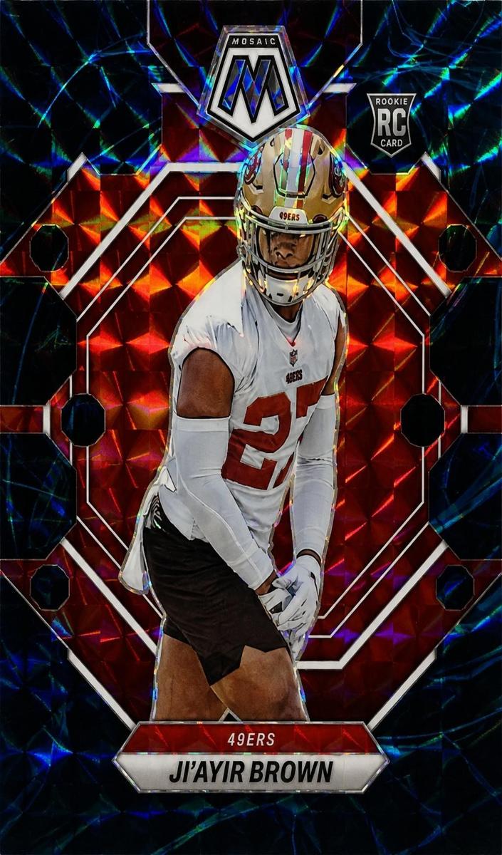 2023 Panini Mosaic Football Genesis Ji'Ayir Brown #334 CGC 9