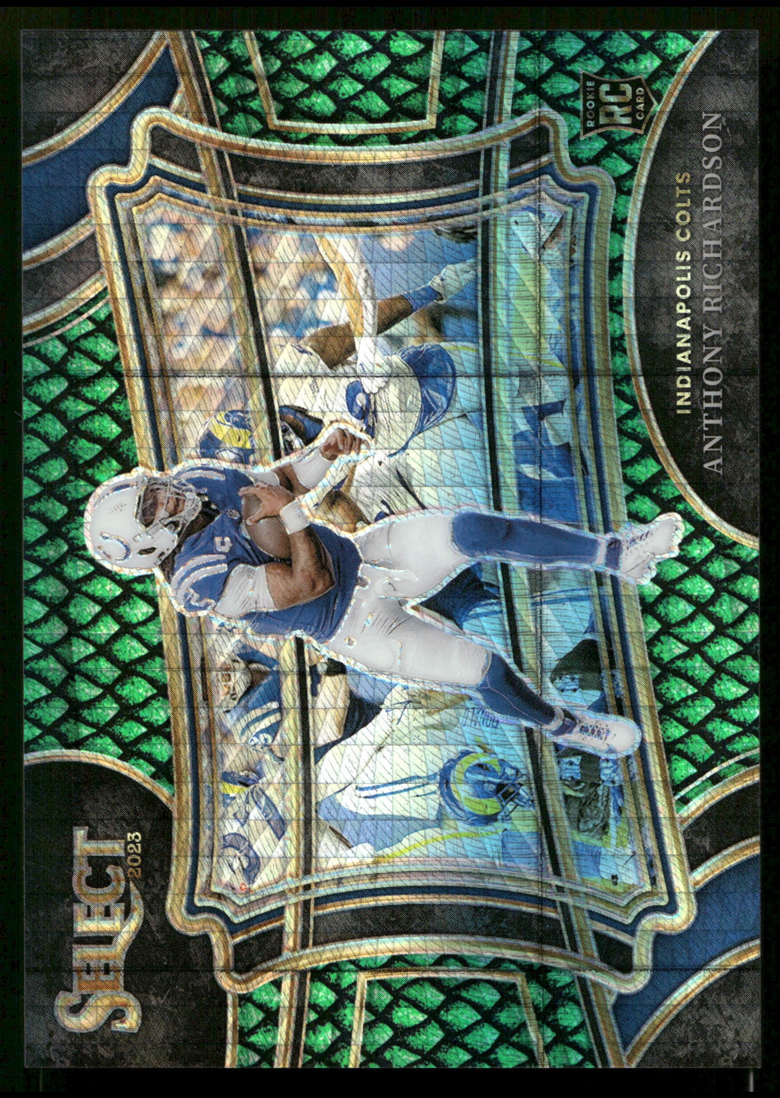2023 Panini Select Football Dragon Scale Anthony Richardson #340