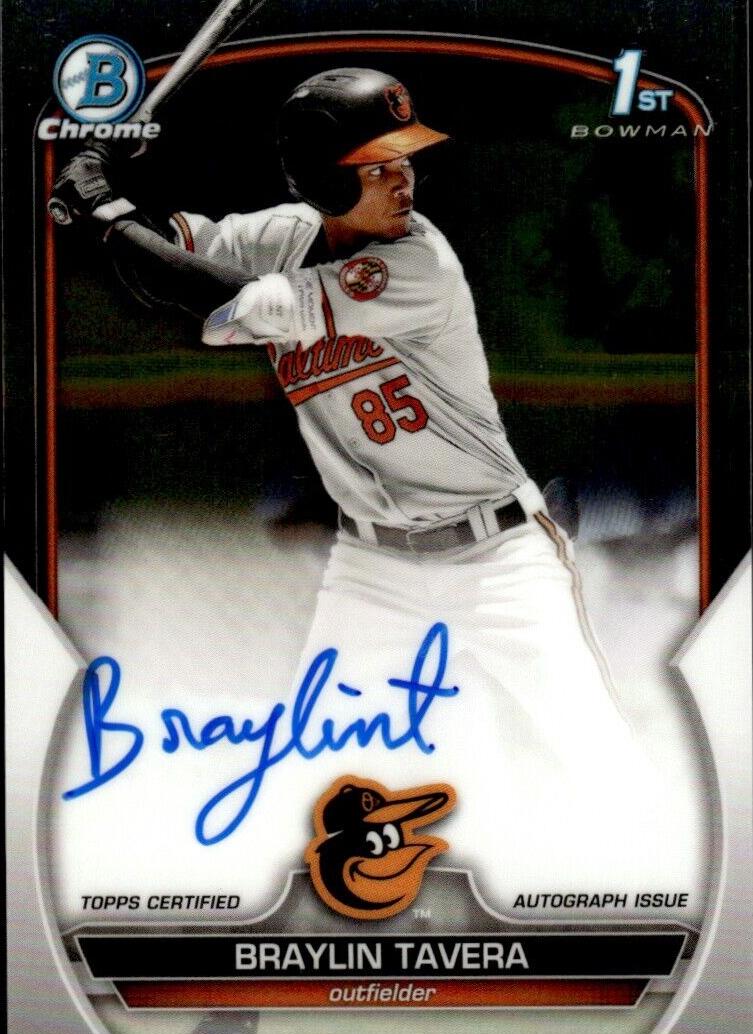 2023 Bowman Chrome Baseball Braylin Tavera #CPA-BT SGC 10