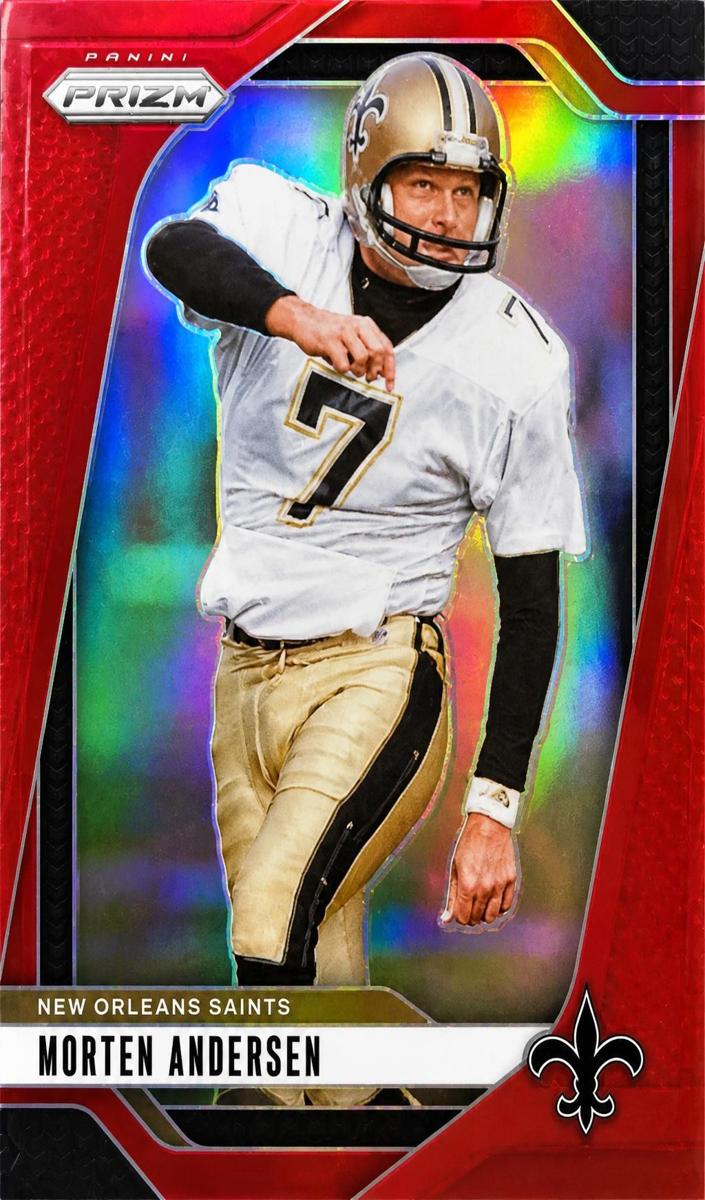 2024 Panini Prizm Football Red Morten Andersen #211