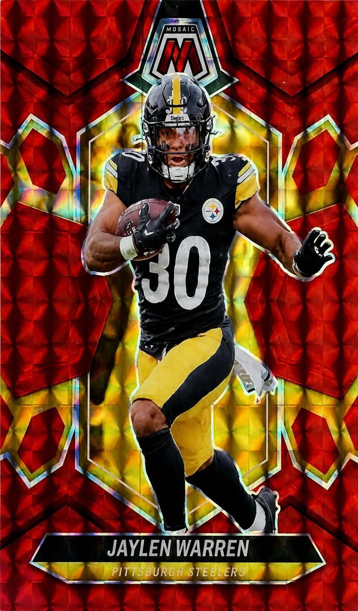 2024 Panini Mosaic Football Red Jaylen Warren #185