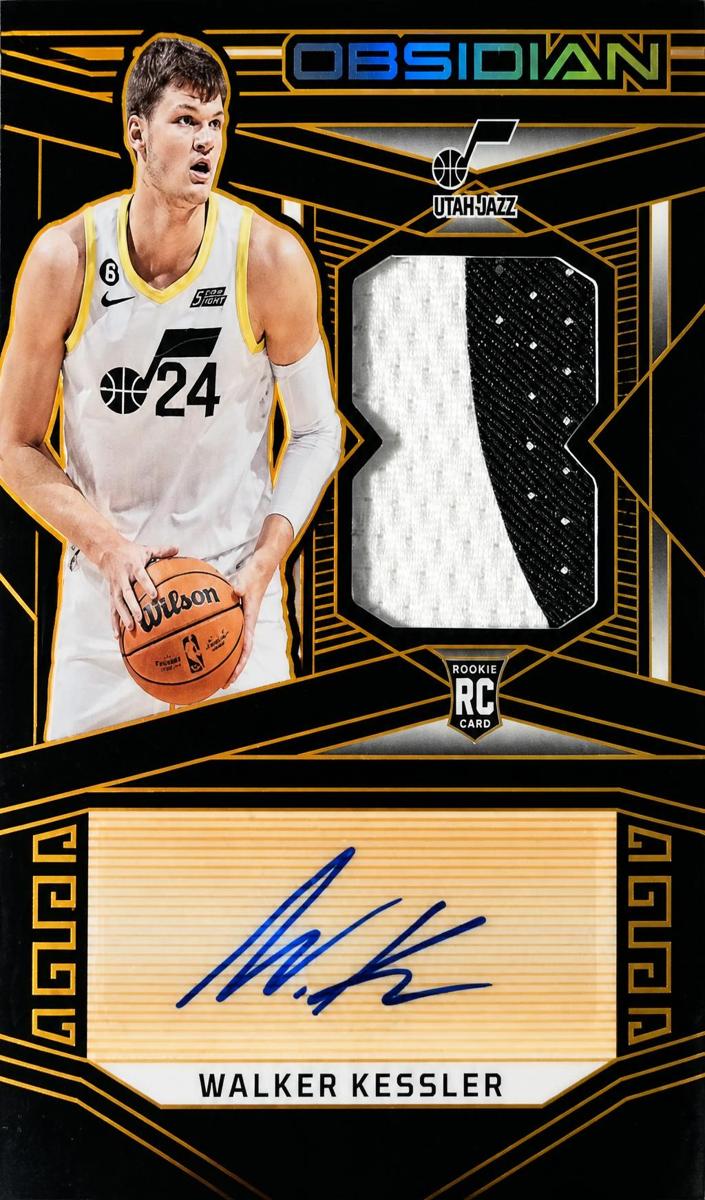 2022 Panini Obsidian Basketball Electric Etch Orange Walker Kessler #228
