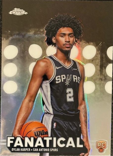 2025 Topps Chrome Basketball Dylan Harper #FAN-22 RAW Ungraded