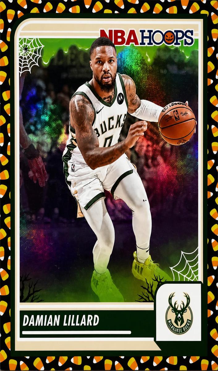 2023 Panini Haunted Hoops Basketball Holo Candy Damian Lillard #60 PSA 10