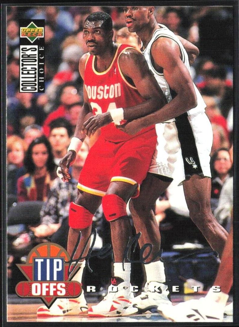 1994 Upper Deck Collector's Choice Basketball Silver Signature Hakeem Olajuwon #175