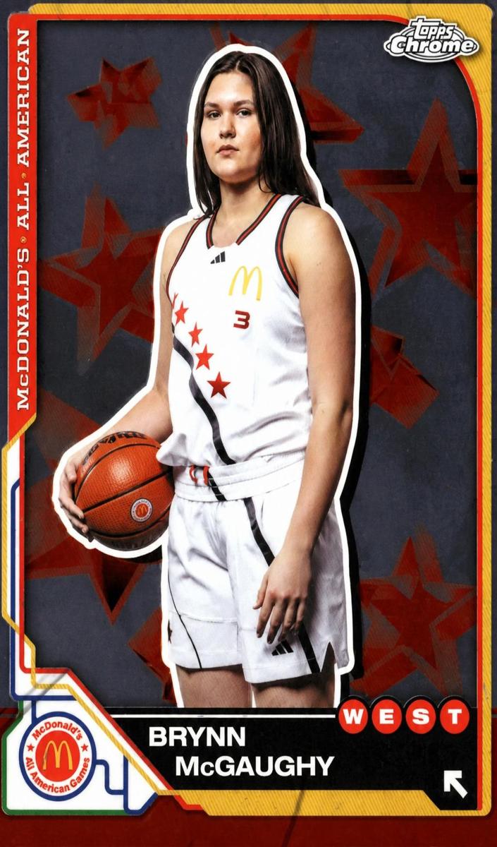 2025 Topps Chrome McDonald's All American Basketball Brynn McGaughy #33