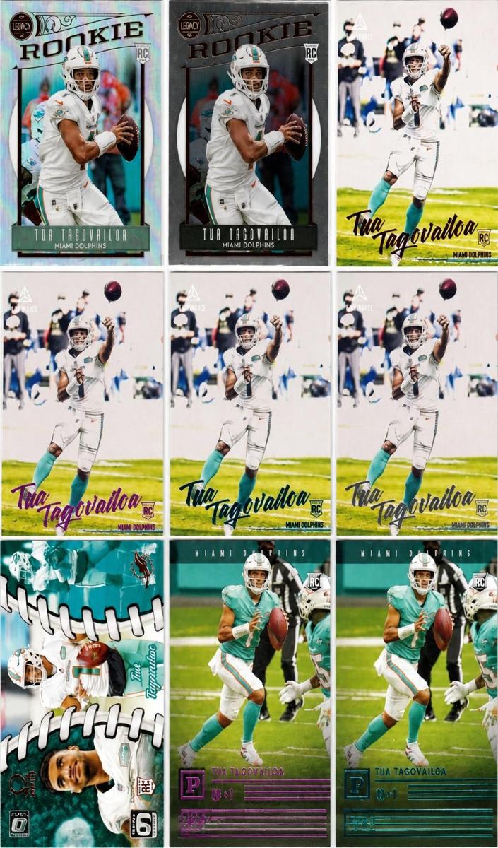 2020 Panini Chronicles Football Pink Tua Tagovailoa #202 PSA 9