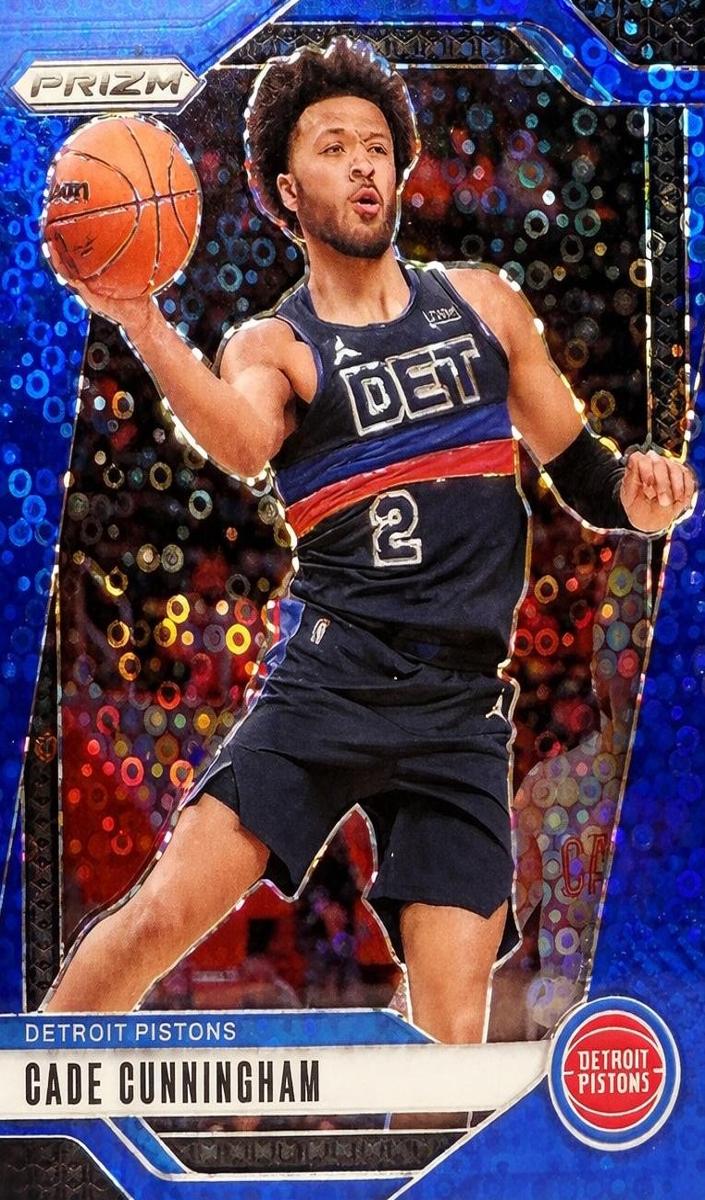 2024 Panini Prizm Basketball Fast Break Blue Cade Cunningham #41