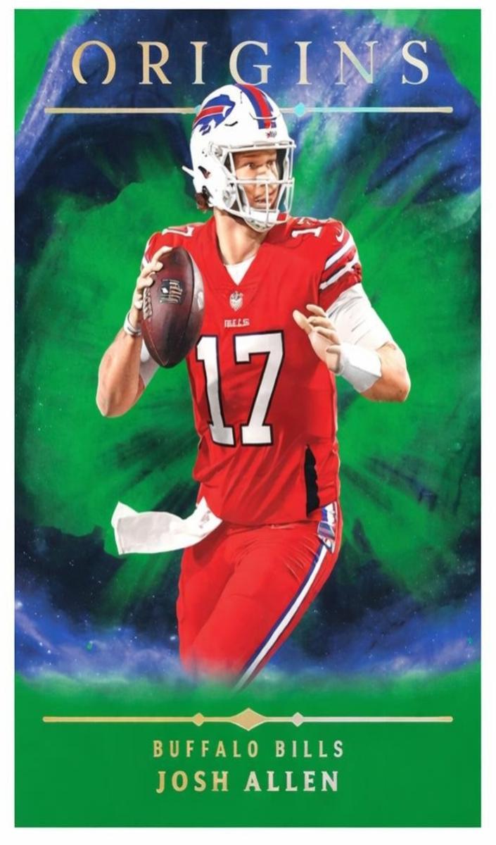 2024 Panini Origins Football Green Josh Allen #20