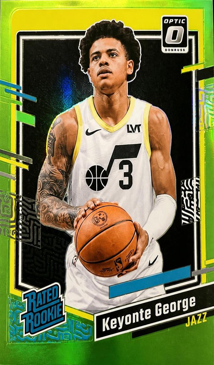2023 Donruss Optic Basketball Lime Green Keyonte George #223