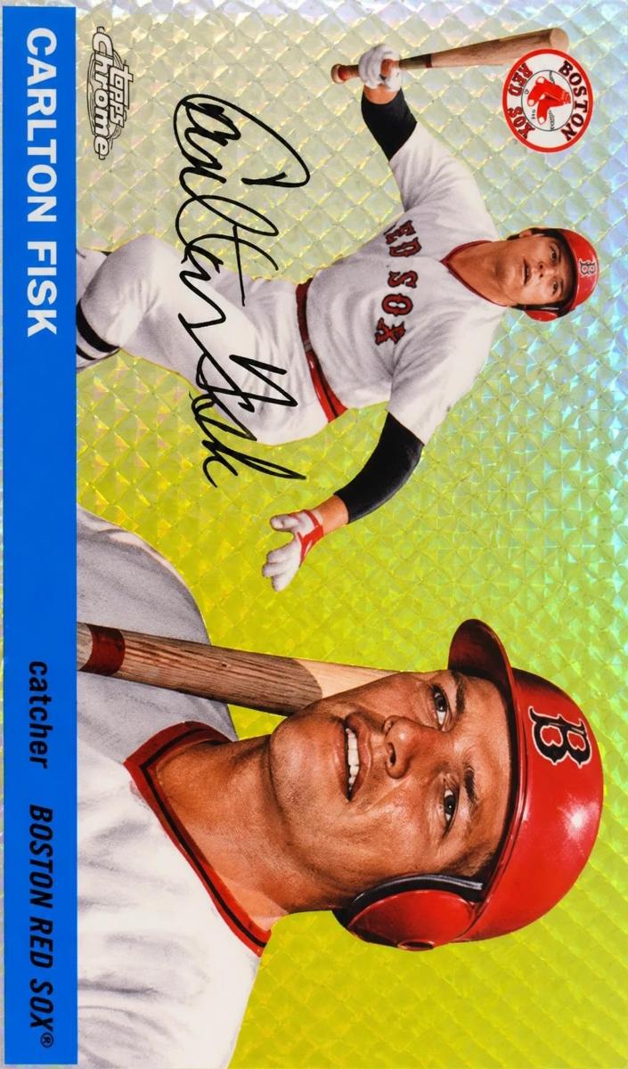 2025 Topps Chrome Platinum Baseball Diamond Etch Refractor Carlton Fisk #357