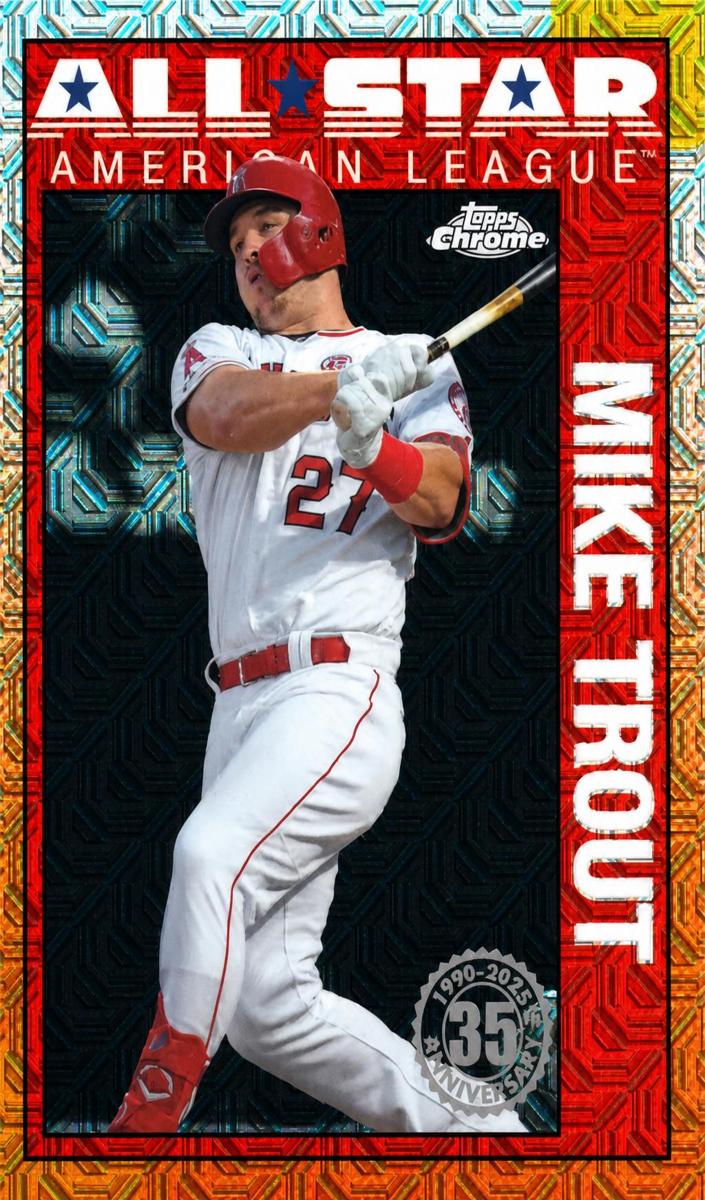 2025 Topps Baseball Mike Trout #90ASC-10