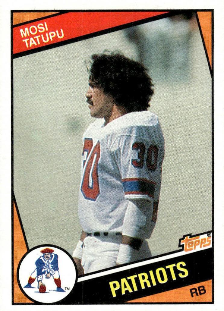 1984 Topps Football Mosi Tatupu #142 PSA 9