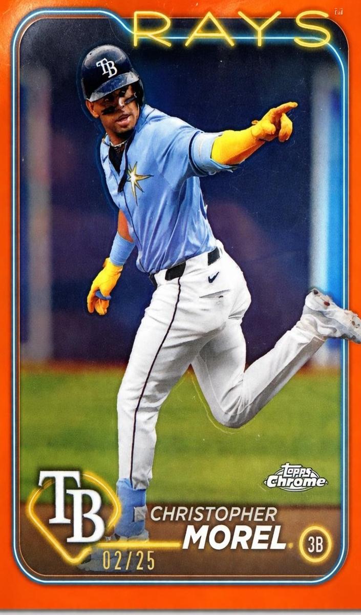 2024 Topps Chrome Update Baseball Orange Christopher Morel #USC3 SGC 10