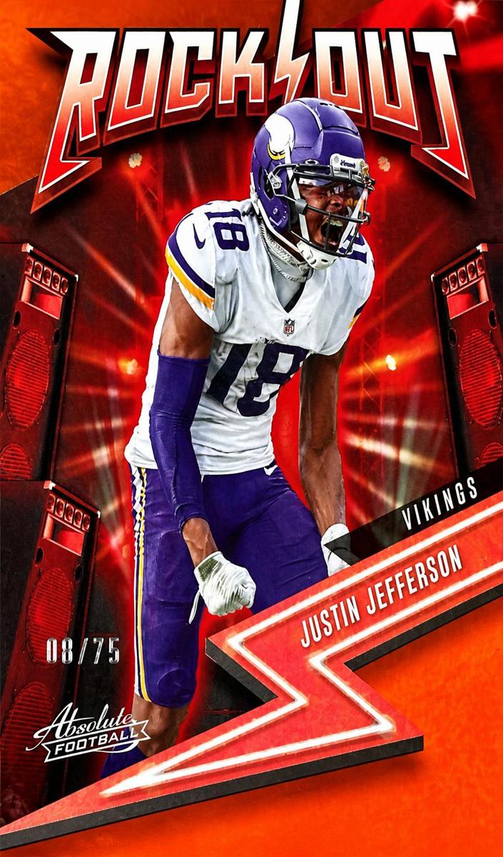 2023 Panini Absolute Football Spectrum Orange Justin Jefferson #2