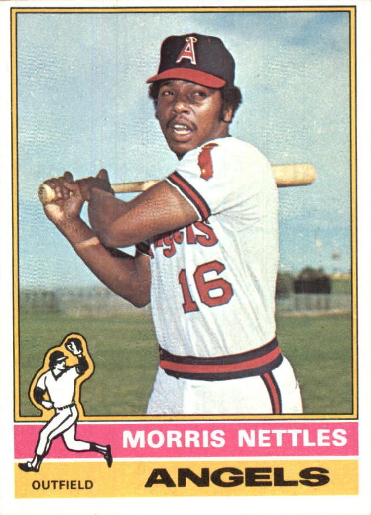 1976 Topps Baseball Morris Nettles #434 PSA 8