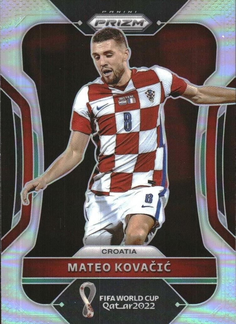 2022 Panini Prizm FIFA World Cup Qatar Soccer Silver Mateo Kovacic #65