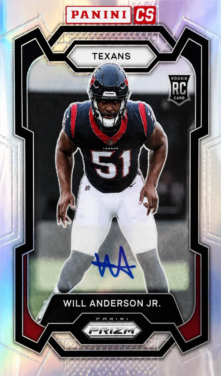 2023 Panini Prizm Football Silver Will Anderson Jr. #342 PSA 8