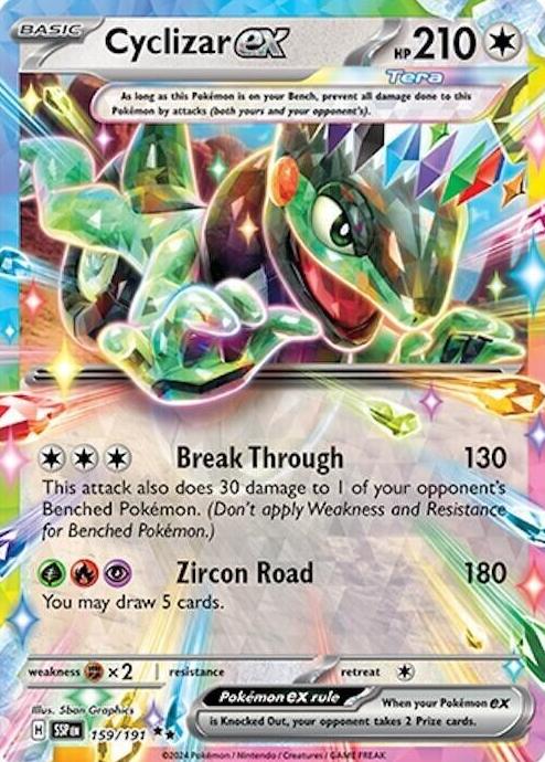 2024 Pokemon Scarlet & Violet Surging Sparks Cyclizar #159