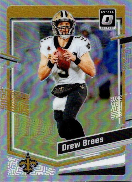 2023 Donruss Optic Football Holo Drew Brees #135