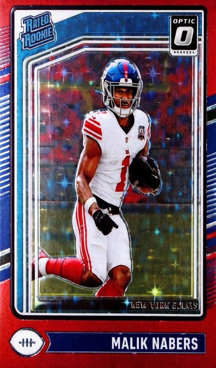 2024 Donruss Optic Football Red Stars Malik Nabers #271