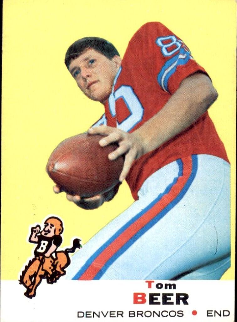 1969 Topps Football Tom Beer #18