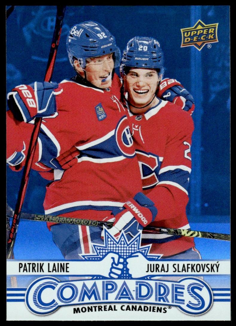 2025 Upper Deck Hockey Patrik Laine / Juraj Slafkovsky #CM-8