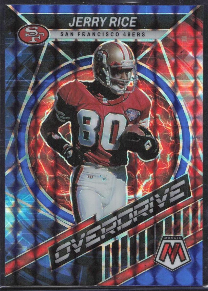 2022 Panini Mosaic Football Blue Jerry Rice #OS-1