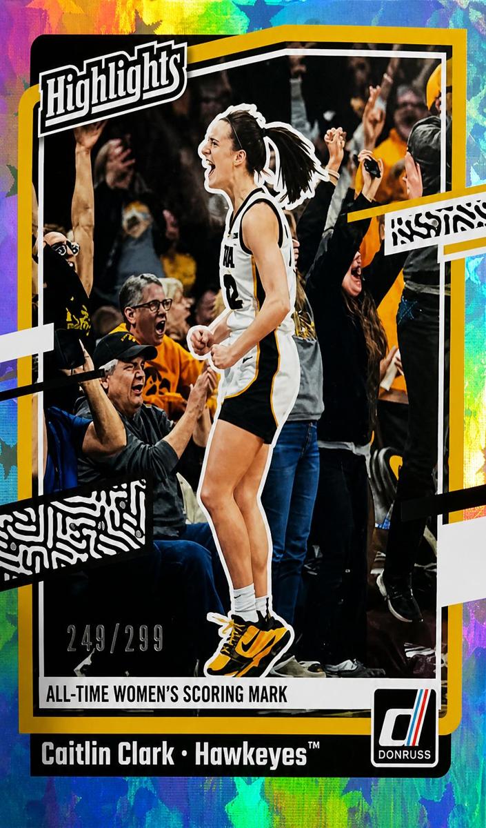 2024 Panini Caitlin Clark Collection Basketball Pointed Stars Caitlin Clark #H10 CGC 9