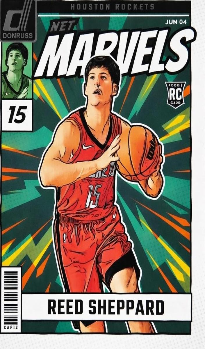 2024 Panini Donruss Basketball Reed Sheppard #15 PSA 9