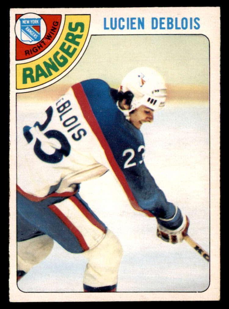 1978 O-Pee-Chee Hockey Lucien DeBlois #136 PSA 8