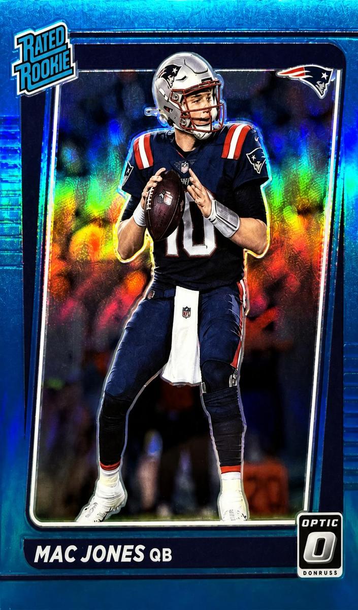 2021 Donruss Optic Football Aqua Mac Jones #206