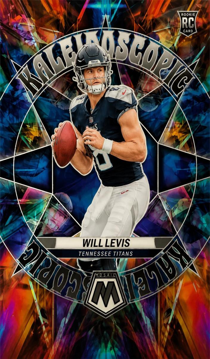 2023 Panini Mosaic Football Will Levis #KA-19 PSA 7