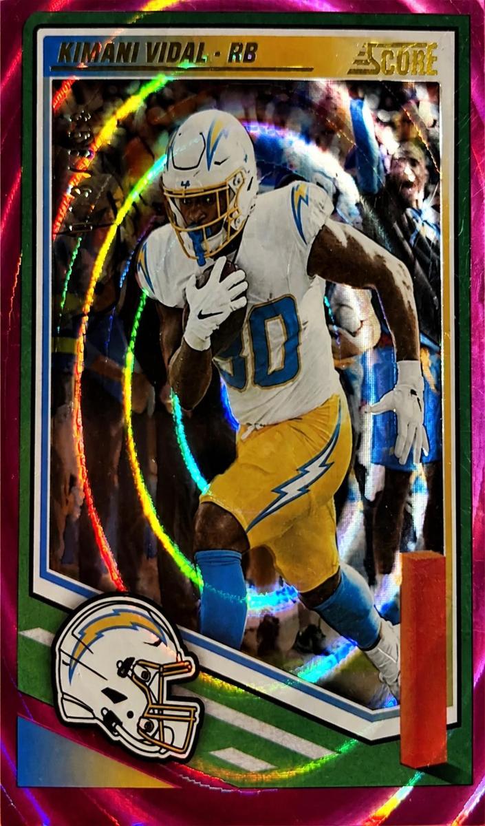 2025 Panini Score Football Ellipse Kimani Vidal #34